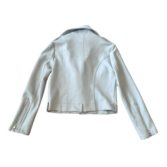 Lulu’s Better Believe It Vegan Suede Moto Jacket Size Small - Picture 3 of 11